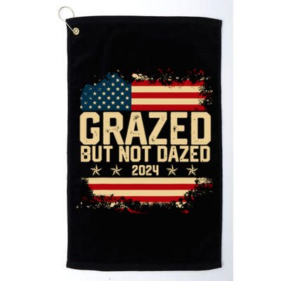 Grazed But Not Dazed 2024 Election Supporter Platinum Collection Golf Towel