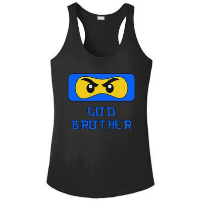 God Brother Ninja Face Family Ladies PosiCharge Competitor Racerback Tank