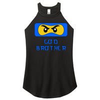 God Brother Ninja Face Family Women’s Perfect Tri Rocker Tank