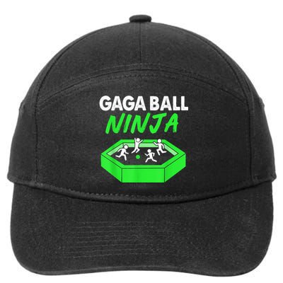 Gaga Ball Ninja Dodgeball 7-Panel Snapback Hat