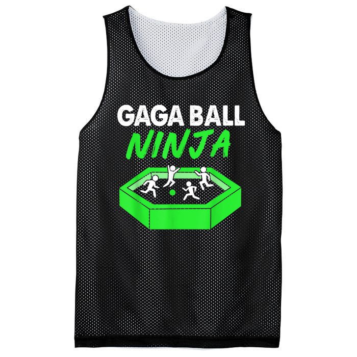 Gaga Ball Ninja Dodgeball Mesh Reversible Basketball Jersey Tank