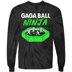 Gaga Ball Ninja Dodgeball Tie-Dye Long Sleeve Shirt