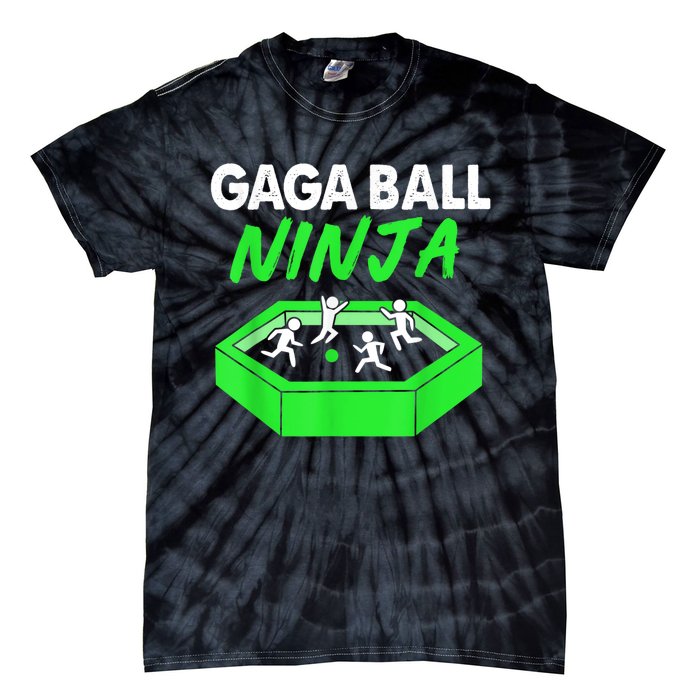 Gaga Ball Ninja Dodgeball Tie-Dye T-Shirt