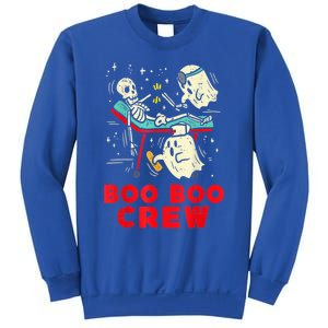 Ghost Boo Nurse Crew Witch Skeleton Halloween Spooky Season Gift Sweatshirt