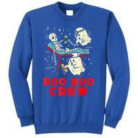 Ghost Boo Nurse Crew Witch Skeleton Halloween Spooky Season Gift Sweatshirt