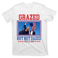 Grazed But Not Dazed Trump Shot T-Shirt