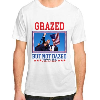 Grazed But Not Dazed Trump Shot Adult ChromaSoft Performance T-Shirt