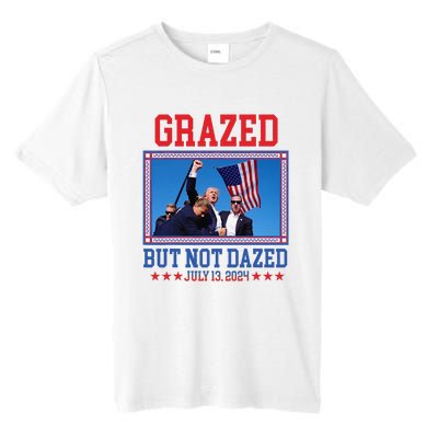 Grazed But Not Dazed Trump Shot Tall Fusion ChromaSoft Performance T-Shirt