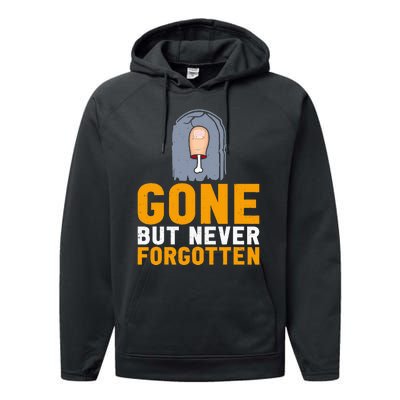 Gone But Never Forgotten Toe Amputation Performance Fleece Hoodie