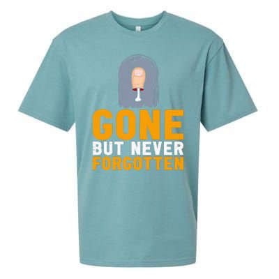 Gone But Never Forgotten Toe Amputation Sueded Cloud Jersey T-Shirt