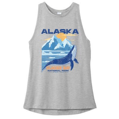 Glacier Bay National Park Sine 1980 Alaska Ladies PosiCharge Tri-Blend Wicking Tank