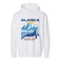 Glacier Bay National Park Sine 1980 Alaska Garment-Dyed Fleece Hoodie