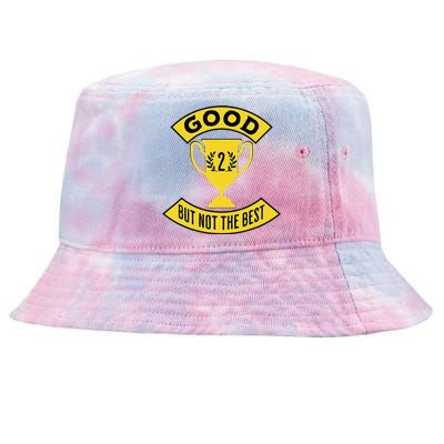 Good But Not The Best 2nd Place Trophy Tie-Dyed Bucket Hat