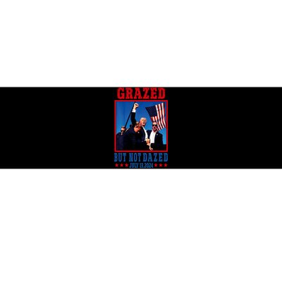 Grazed But Not Dazed 2024 Trump Bumper Sticker