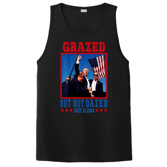 Grazed But Not Dazed 2024 Trump PosiCharge Competitor Tank