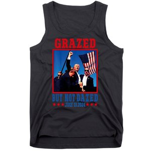 Grazed But Not Dazed 2024 Trump Tank Top