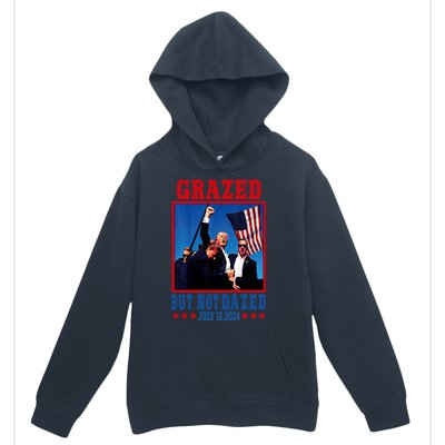 Grazed But Not Dazed 2024 Trump Urban Pullover Hoodie