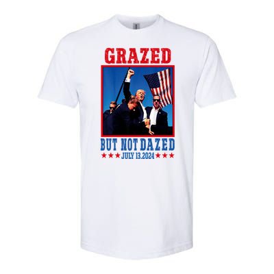 Grazed But Not Dazed 2024 Trump Softstyle® CVC T-Shirt