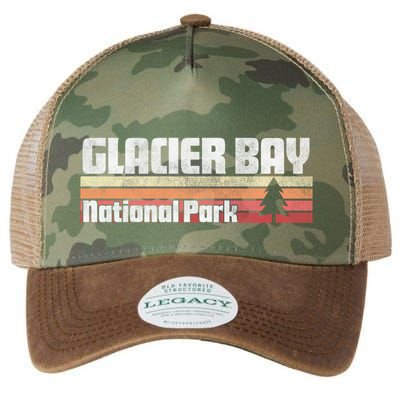 Glacier Bay National Park Retro Style Vintage 70s 80s 90s Gift Legacy Tie Dye Trucker Hat