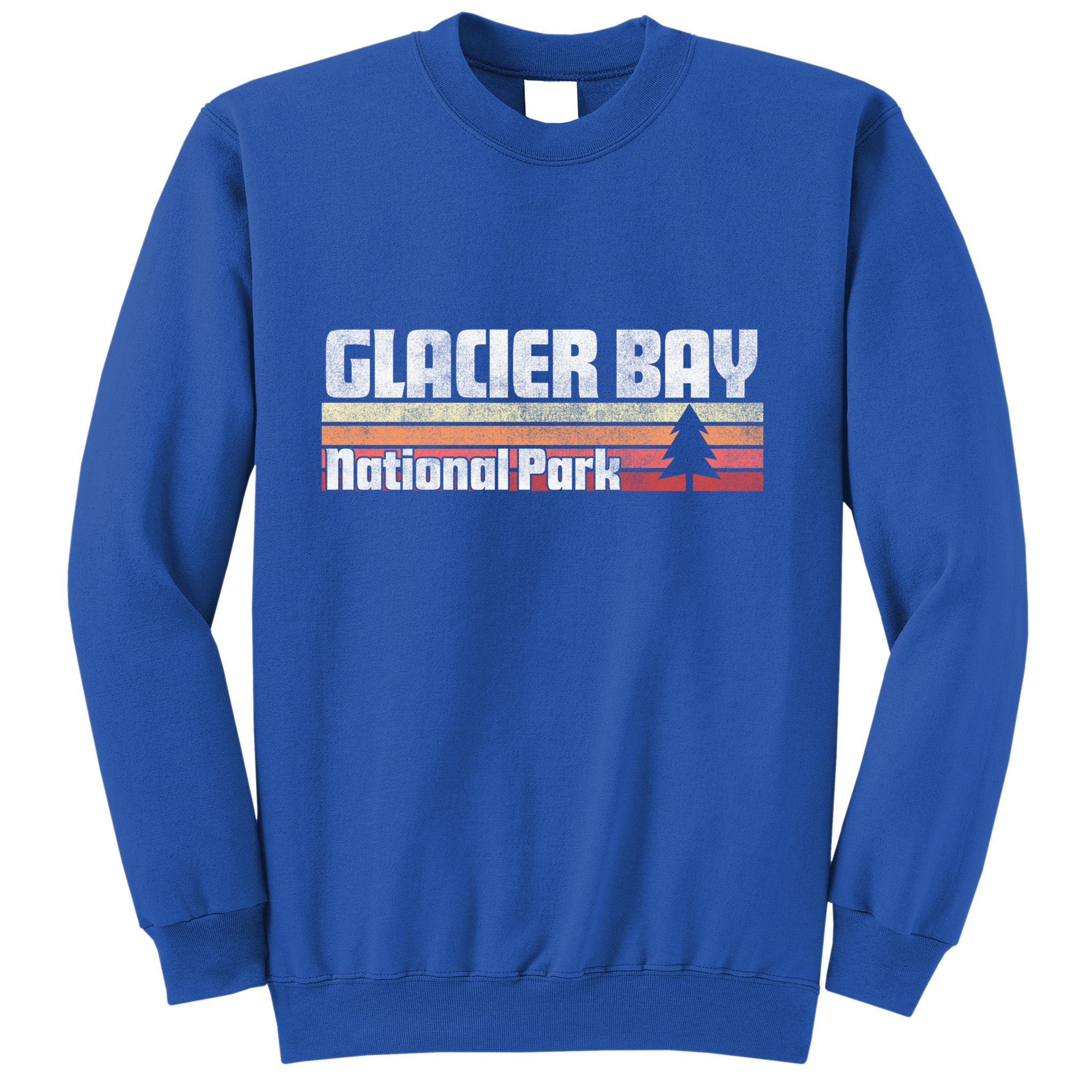 Glacier Bay National Park Retro Style Vintage 70s 80s 90s Gift Sweatshirt