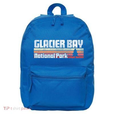 Glacier Bay National Park Retro Style Vintage 70s 80s 90s Gift 16 in Basic Backpack