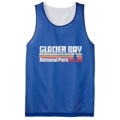 Glacier Bay National Park Retro Style Vintage 70s 80s 90s Gift Mesh Reversible Basketball Jersey Tank