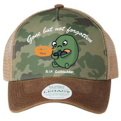 Gone But Not Forgotten RIP Gallbladder Legacy Tie Dye Trucker Hat
