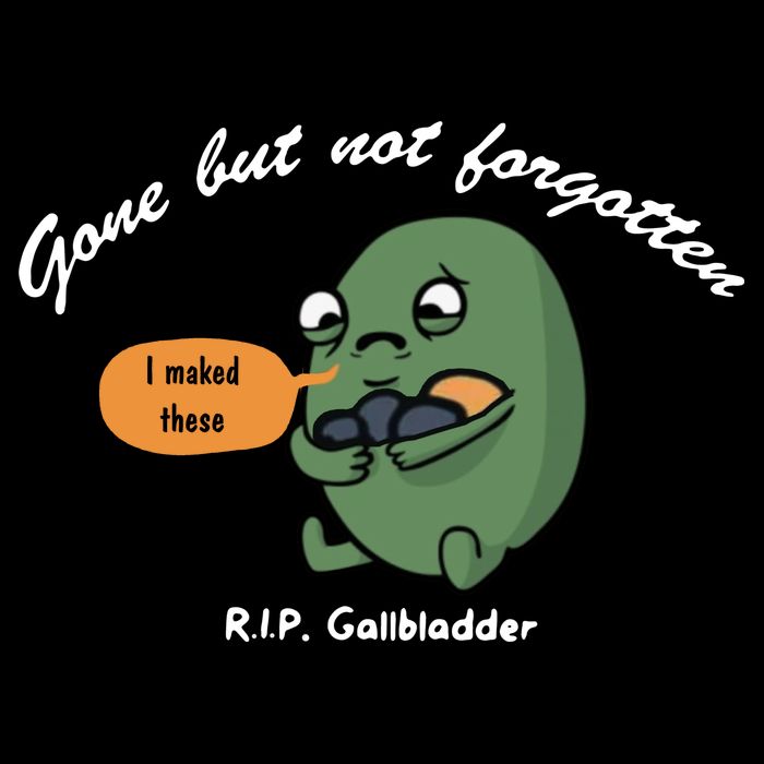 Gone But Not Forgotten RIP Gallbladder Sustainable Bucket Hat