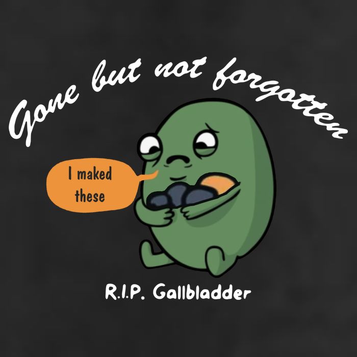 Gone But Not Forgotten RIP Gallbladder 15oz Campfire Ceramic Mug