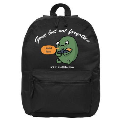 Gone But Not Forgotten RIP Gallbladder 16 in Basic Backpack