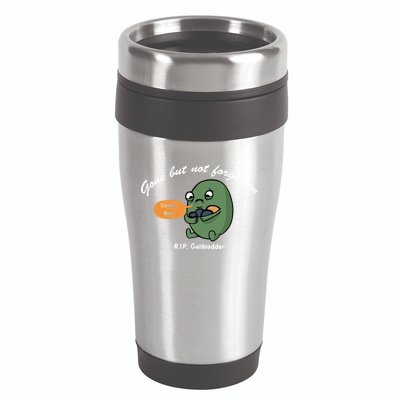 Gone But Not Forgotten RIP Gallbladder 16oz Travel Tumbler