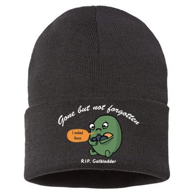 Gone But Not Forgotten RIP Gallbladder Sustainable Knit Beanie