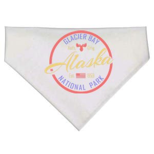 Glacier Bay National Park Alaska Cruise Great For Families Meaningful Gift USA-Made Doggie Bandana