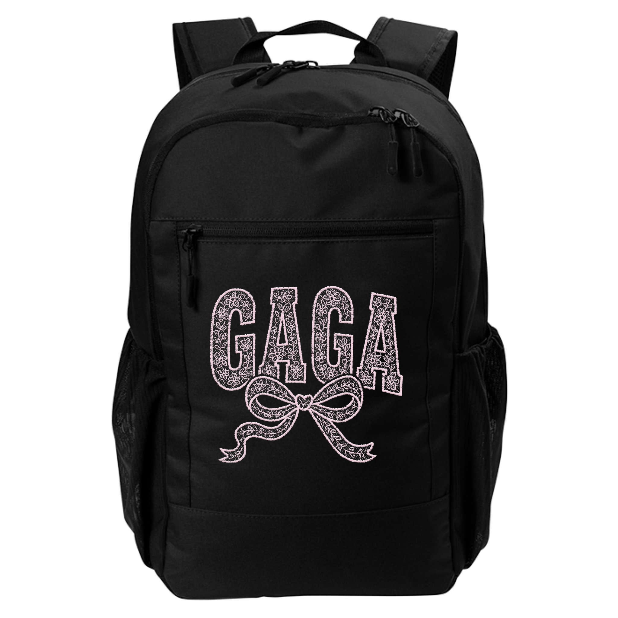 Grandma Blessed Nana Gigi Lace Coquette Mothers Day Gaga Backpack