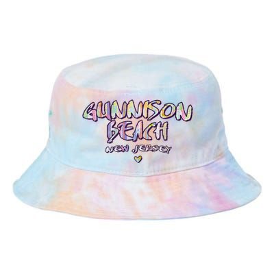 Gunnison Beach New Jersey Gunnison Beach Nj Watercolor Tie Dye Newport Bucket Hat