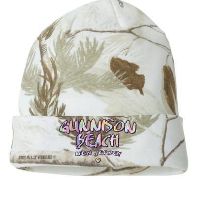 Gunnison Beach New Jersey Gunnison Beach Nj Watercolor Kati Licensed 12" Camo Beanie