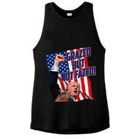 Grazed But Not Fazed! Ladies PosiCharge Tri-Blend Wicking Tank