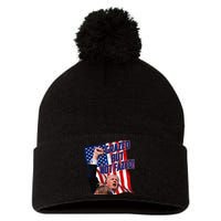 Grazed But Not Fazed! Pom Pom 12in Knit Beanie