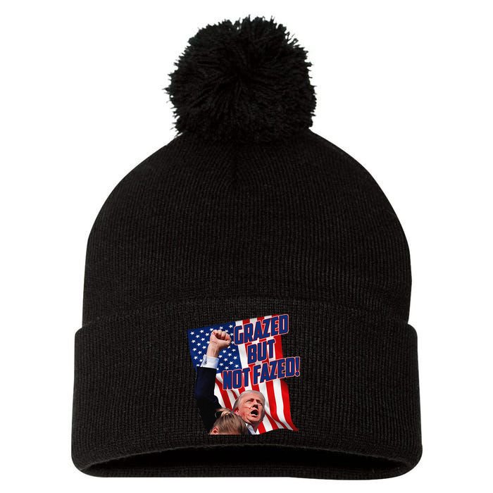 Grazed But Not Fazed! Pom Pom 12in Knit Beanie
