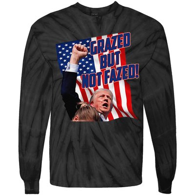 Grazed But Not Fazed! Tie-Dye Long Sleeve Shirt