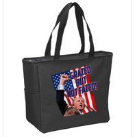 Grazed But Not Fazed! Zip Tote Bag