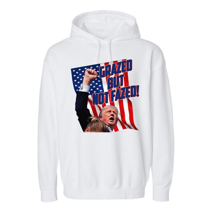 Grazed But Not Fazed! Garment-Dyed Fleece Hoodie