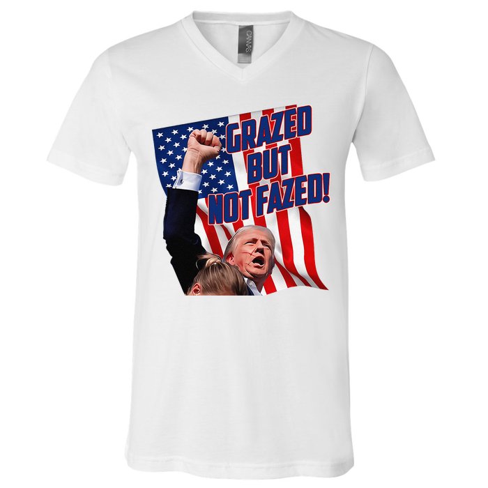 Grazed But Not Fazed! V-Neck T-Shirt