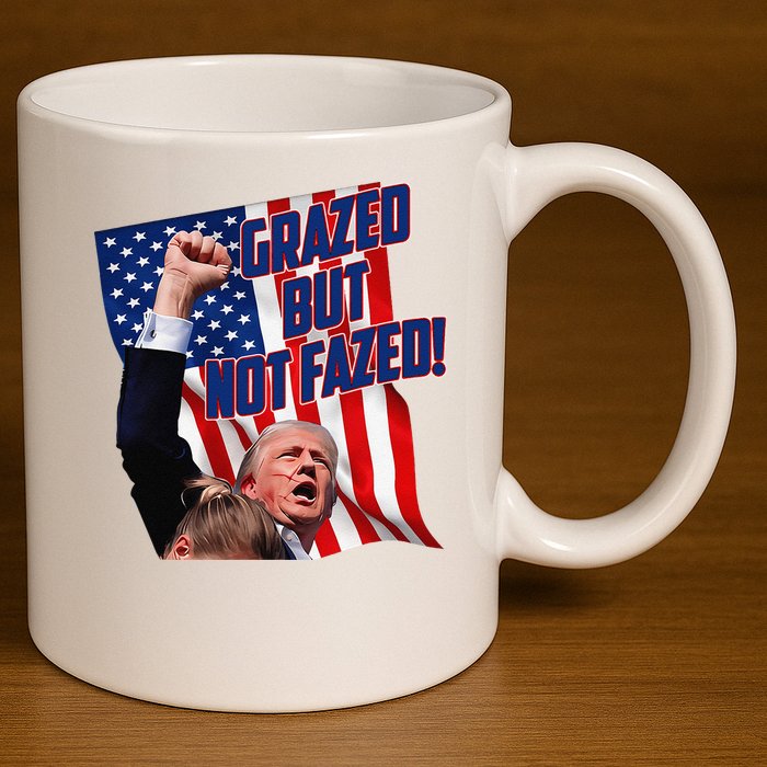 Grazed But Not Fazed! 11oz C Handle Ceramic Mug