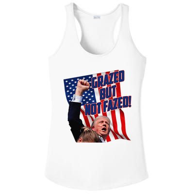 Grazed But Not Fazed! Ladies PosiCharge Competitor Racerback Tank
