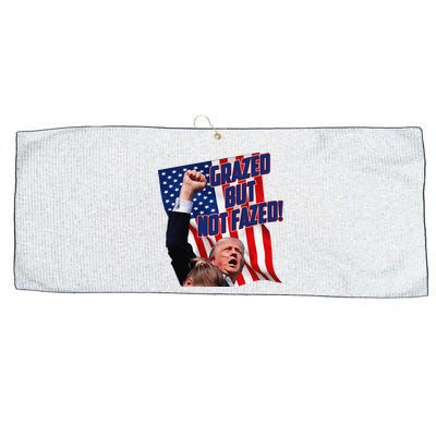 Grazed But Not Fazed! Large Microfiber Waffle Golf Towel
