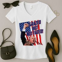 Grazed But Not Fazed! Women's V-Neck T-Shirt