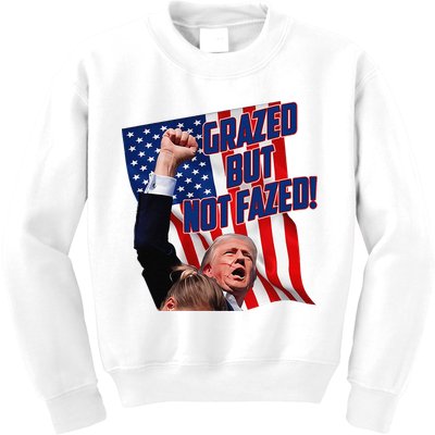 Grazed But Not Fazed! Kids Sweatshirt