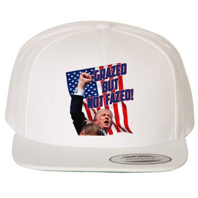 Grazed But Not Fazed! Wool Snapback Cap
