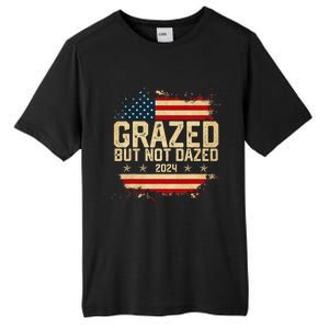 Grazed But Not Dazed 2024 Election Supporter Tall Fusion ChromaSoft Performance T-Shirt